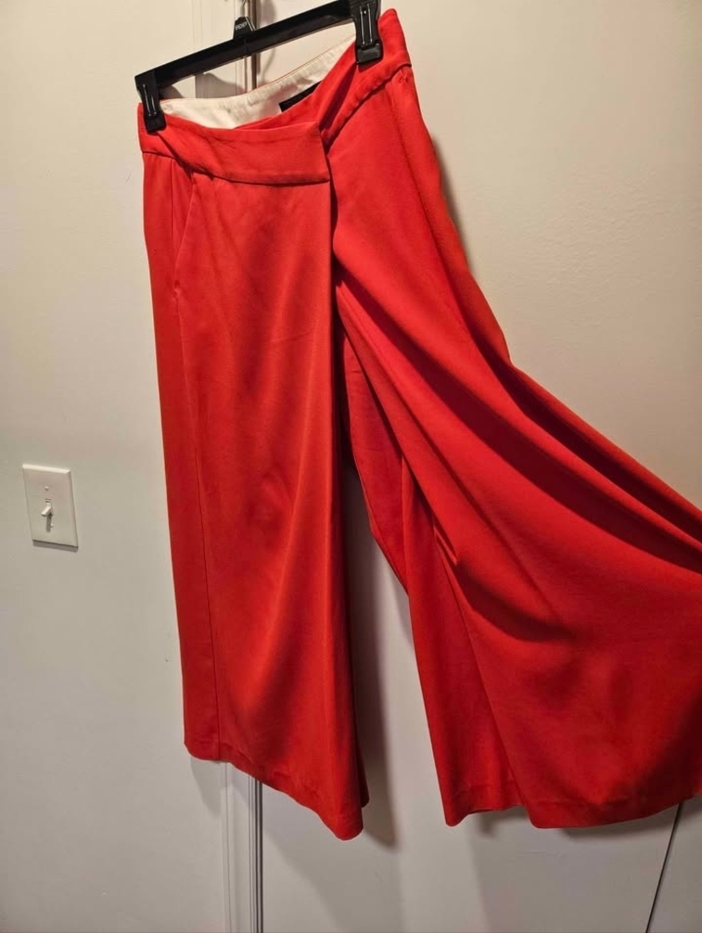 rag & bone Vibrant Red Wide-Leg Pants
